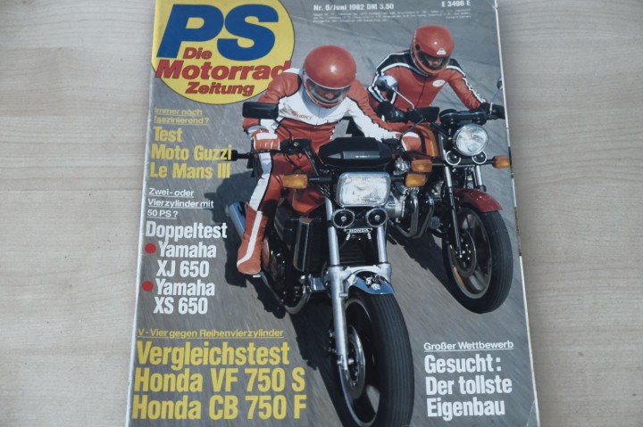 Deckblatt PS Sport Motorrad (06/1982)